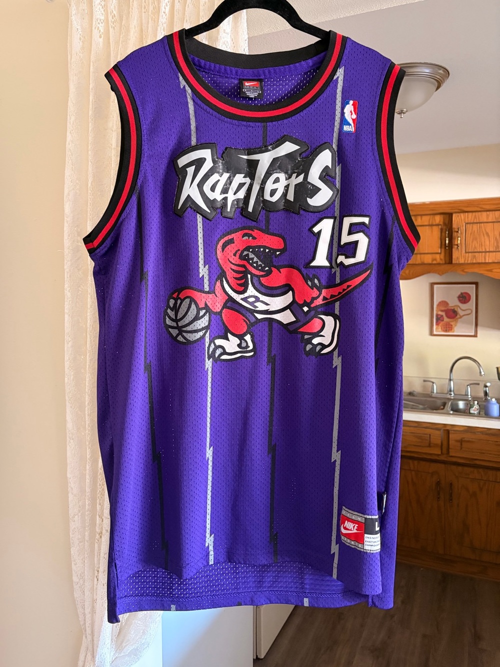 Vince Carter #15 Toronto Raptors Retro Jersey Size L